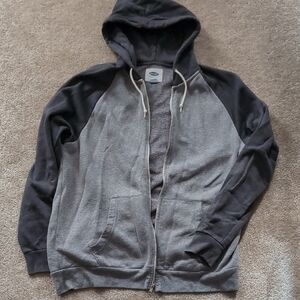 Old Navy Men's Two-Tone Zip-Up Hoodie